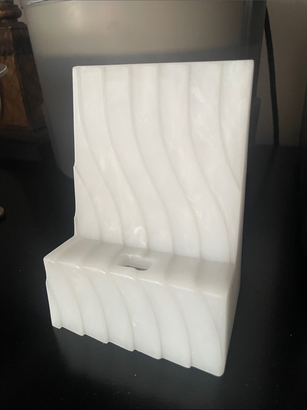 Marble-Look Phone Stand
